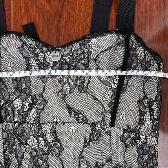 ✨EUC GUESS Black Lace Mini Bodycon Dress, Size XS - Picture 11 of 13